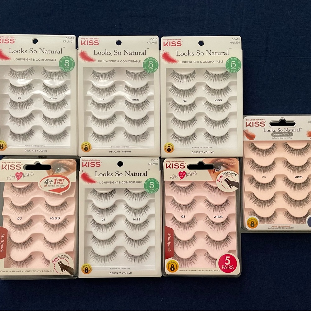 Lot of 7, Kiss Eyelashes